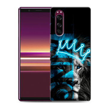 Силиконовый чехол на Sony Xperia 5 с принтом Король лев