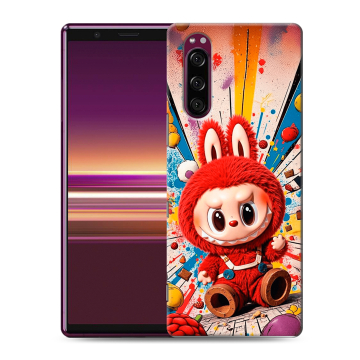Силиконовый чехол на Sony Xperia 5 с принтом Labubu Лабубу Силиконовый чехол на Sony Xperia 5 с принтом Labubu Лабубу