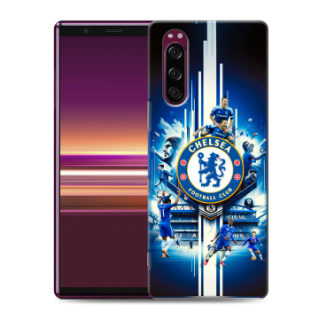 Силиконовый чехол на Sony Xperia 5 с принтом Chelsea Челси
