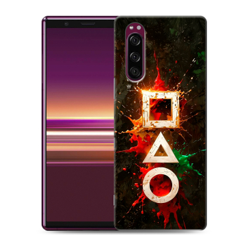 Силиконовый чехол на Sony Xperia 5 с принтом Squid Game Игра кальмара