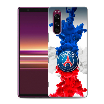 Силиконовый чехол на Sony Xperia 5 с принтом PSG ПСЖ