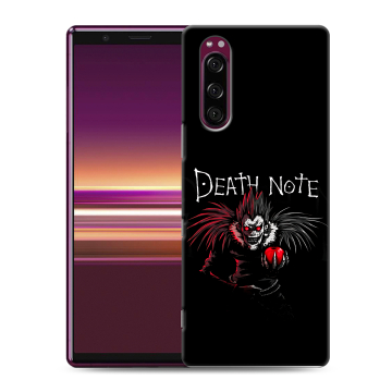 Силиконовый чехол на Sony Xperia 5 с принтом Death note Тетрадь смерти Силиконовый чехол на Sony Xperia 5 с принтом Death note Тетрадь смерти
