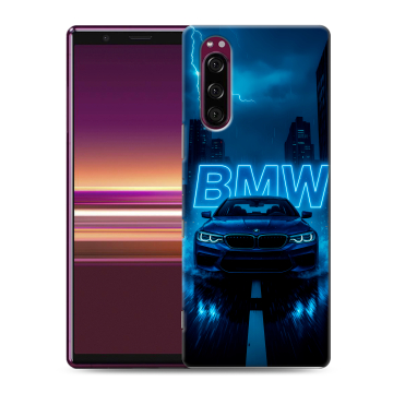 Силиконовый чехол на Sony Xperia 5 с принтом BMW БМВ Силиконовый чехол на Sony Xperia 5 с принтом BMW БМВ