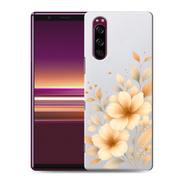 Силиконовый чехол на Sony Xperia 5 с принтом для девушки