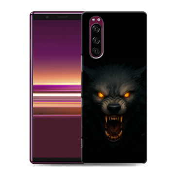 Силиконовый чехол на Sony Xperia 5 с принтом Волк