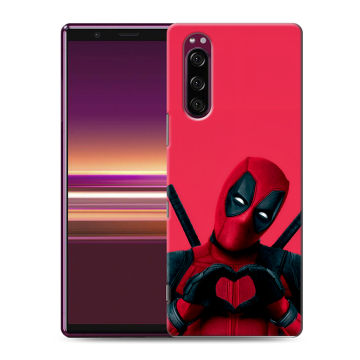Силиконовый чехол на Sony Xperia 5 с принтом Дедпул Deadpool Силиконовый чехол на Sony Xperia 5 с принтом Дедпул Deadpool