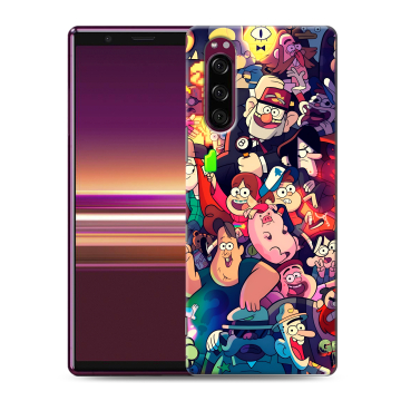 Силиконовый чехол на Sony Xperia 5 с принтом Gravity Falls Гравити Фолз