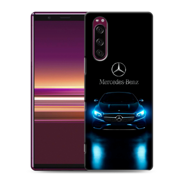 Силиконовый чехол на Sony Xperia 5 с принтом Mercedes Мерседес Силиконовый чехол на Sony Xperia 5 с принтом Mercedes Мерседес
