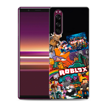 Силиконовый чехол на Sony Xperia 5 с принтом Roblox Роблокс Силиконовый чехол на Sony Xperia 5 с принтом Roblox Роблокс