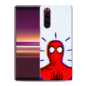 Силиконовый чехол на Sony Xperia 5 с принтом Spiderman Человек паук