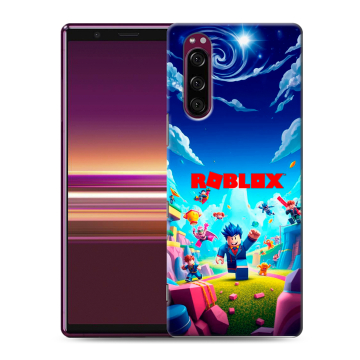 Силиконовый чехол на Sony Xperia 5 с принтом Roblox Роблокс Силиконовый чехол на Sony Xperia 5 с принтом Roblox Роблокс
