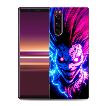 Силиконовый чехол на Sony Xperia 5 с принтом Death note Тетрадь смерти