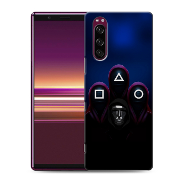 Силиконовый чехол на Sony Xperia 5 с принтом Игра Кальмара
