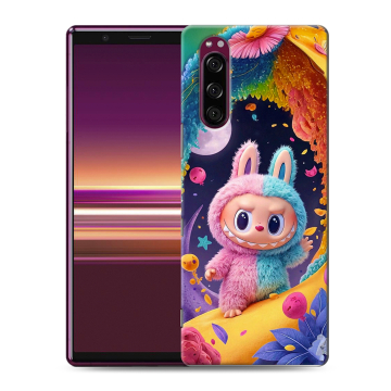 Силиконовый чехол на Sony Xperia 5 с принтом Labubu Лабубу Силиконовый чехол на Sony Xperia 5 с принтом Labubu Лабубу
