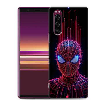 Силиконовый чехол на Sony Xperia 5 с принтом Spiderman Человек паук