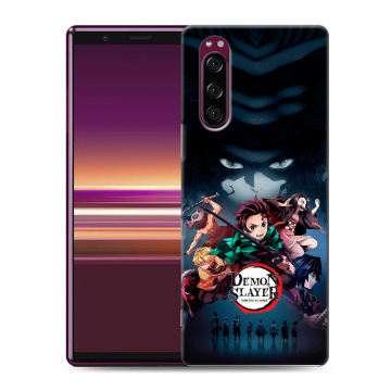 Силиконовый чехол на Sony Xperia 5 с принтом Demon Slayer Клинок рассекающий демонов Силиконовый чехол на Sony Xperia 5 с принтом Demon Slayer Клинок рассекающий демонов