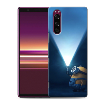 Силиконовый чехол на Sony Xperia 5 с принтом Миньоны Силиконовый чехол на Sony Xperia 5 с принтом Миньоны