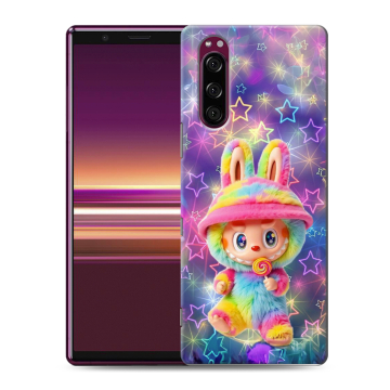 Силиконовый чехол на Sony Xperia 5 с принтом Labubu Лабубу Силиконовый чехол на Sony Xperia 5 с принтом Labubu Лабубу