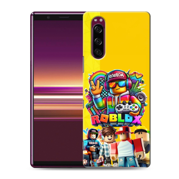 Силиконовый чехол на Sony Xperia 5 с принтом Roblox Роблокс Силиконовый чехол на Sony Xperia 5 с принтом Roblox Роблокс