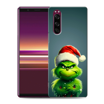 Силиконовый чехол на Sony Xperia 5 с принтом Новый год