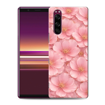 Силиконовый чехол на Sony Xperia 5 с принтом женский