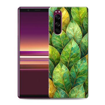 Силиконовый чехол на Sony Xperia 5 с принтом женский
