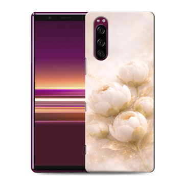 Силиконовый чехол на Sony Xperia 5 с принтом женский