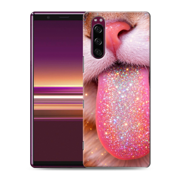 Силиконовый чехол на Sony Xperia 5 с принтом для девочек