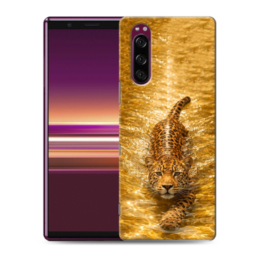 Силиконовый чехол на Sony Xperia 5 с принтом женский