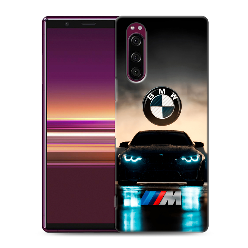 Пластиковый чехол на Sony Xperia 5 с принтом БМВ BMW Пластиковый чехол на Sony Xperia 5 с принтом БМВ BMW