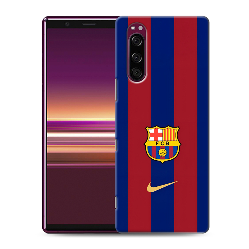 Силиконовый чехол на Sony Xperia 5 с принтом Барселона Barcelona Силиконовый чехол на Sony Xperia 5 с принтом Барселона Barcelona