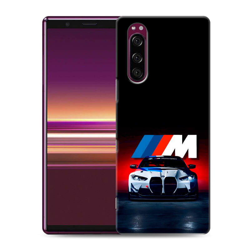 Пластиковый чехол на Sony Xperia 5 с принтом БМВ BMW Пластиковый чехол на Sony Xperia 5 с принтом БМВ BMW