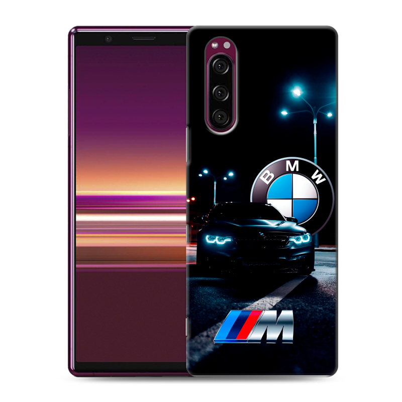 Силиконовый чехол на Sony Xperia 5 с принтом БМВ BMW Силиконовый чехол на Sony Xperia 5 с принтом БМВ BMW