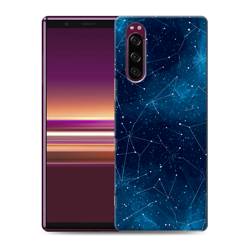 Пластиковый чехол на Sony Xperia 5 с принтом Космос звезды Пластиковый чехол на Sony Xperia 5 с принтом Космос звезды