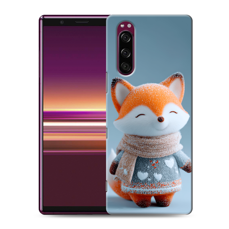 Силиконовый чехол на Sony Xperia 5 с принтом Лиса Силиконовый чехол на Sony Xperia 5 с принтом Лиса