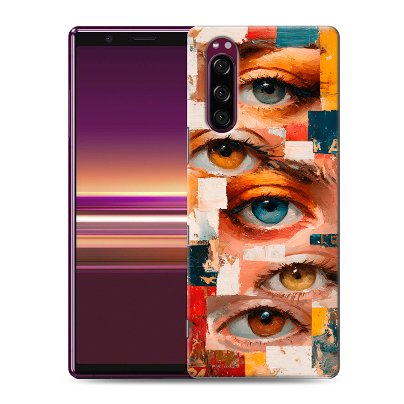 Силиконовый чехол на Sony Xperia 5 с принтом Модный принт Силиконовый чехол на Sony Xperia 5 с принтом Модный принт
