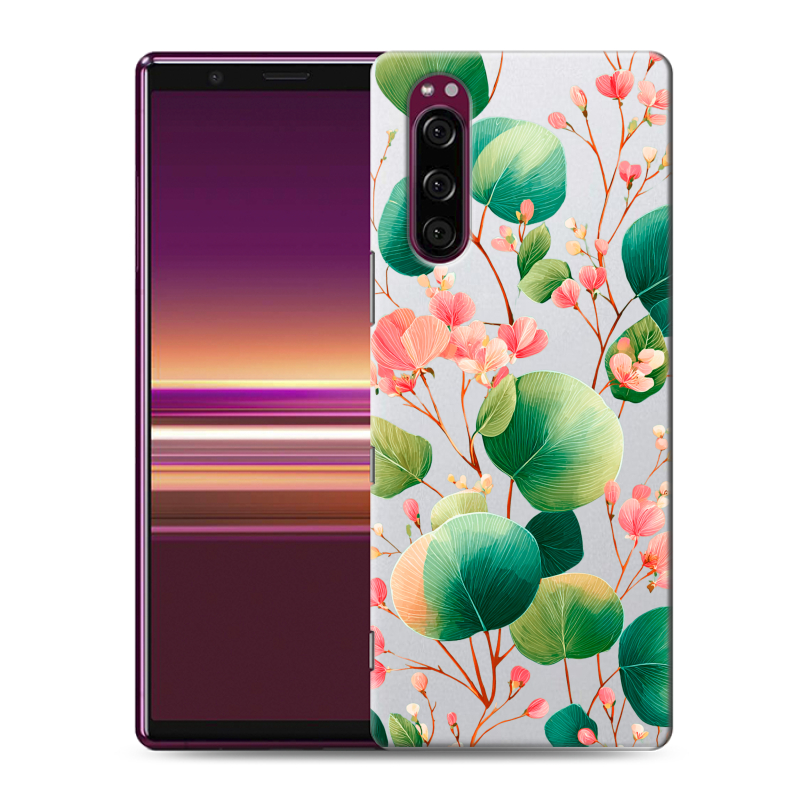 Пластиковый чехол на Sony Xperia 5 с принтом женский Пластиковый чехол на Sony Xperia 5 с принтом женский