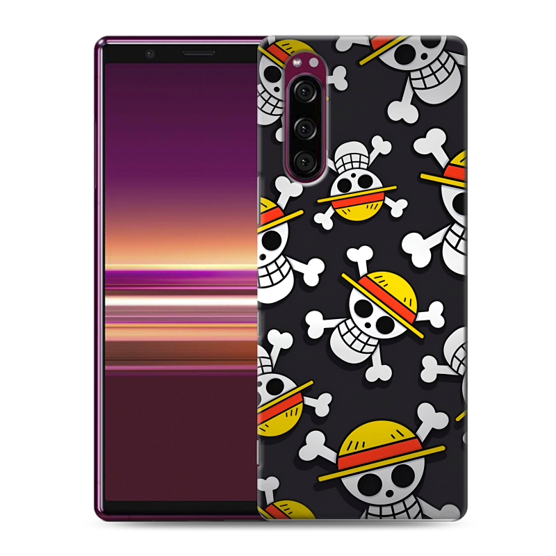 Силиконовый чехол на Sony Xperia 5 с принтом One Piece Ван Пис Силиконовый чехол на Sony Xperia 5 с принтом One Piece Ван Пис