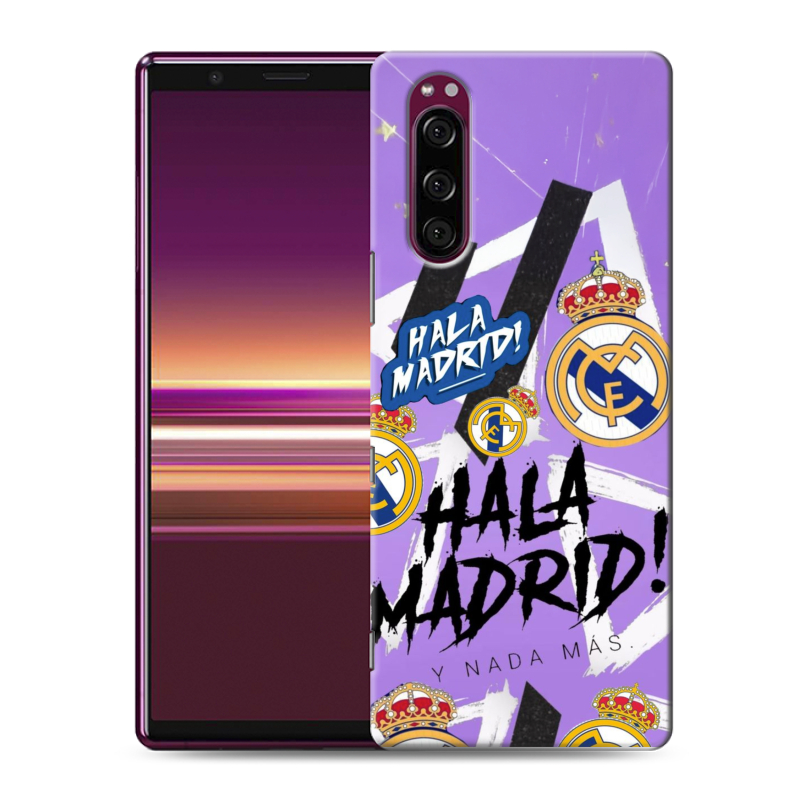 Пластиковый чехол на Sony Xperia 5 с принтом Real Madrid Реал Мадрид Пластиковый чехол на Sony Xperia 5 с принтом Real Madrid Реал Мадрид