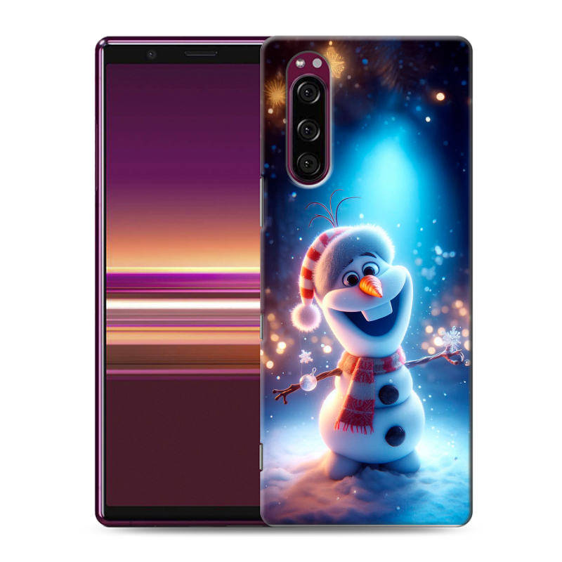 Пластиковый чехол на Sony Xperia 5 с принтом Новый год Пластиковый чехол на Sony Xperia 5 с принтом Новый год