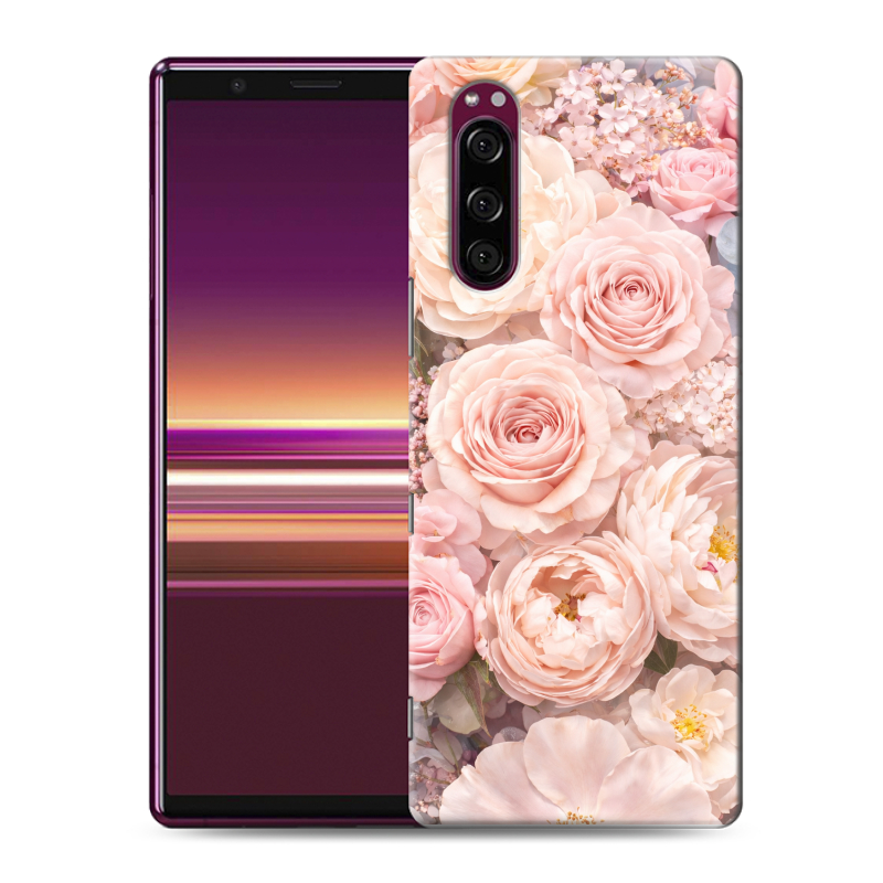 Силиконовый чехол на Sony Xperia 5 с принтом женский Силиконовый чехол на Sony Xperia 5 с принтом женский