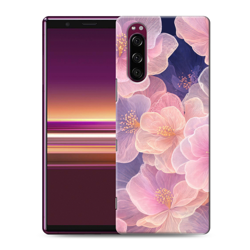 Пластиковый чехол на Sony Xperia 5 с принтом женский Пластиковый чехол на Sony Xperia 5 с принтом женский