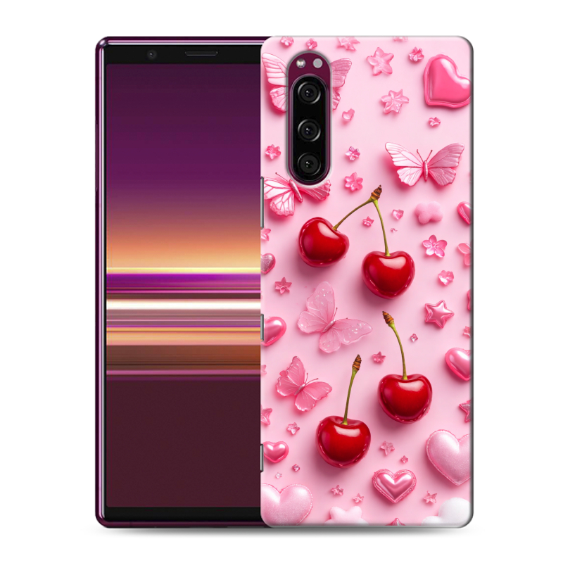 Силиконовый чехол на Sony Xperia 5 с принтом для девочек Силиконовый чехол на Sony Xperia 5 с принтом для девочек