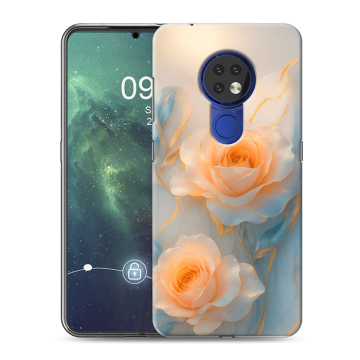 Силиконовый чехол на Nokia 6.2 с принтом Женский Силиконовый чехол на Nokia 6.2 с принтом Женский
