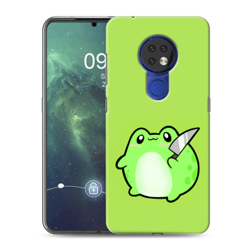 Силиконовый чехол на Nokia 6.2 с принтом Лягушенок Силиконовый чехол на Nokia 6.2 с принтом Лягушенок