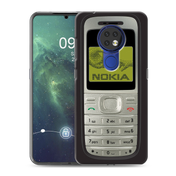 Силиконовый чехол на Nokia 6.2 с принтом Ретро Нокия Силиконовый чехол на Nokia 6.2 с принтом Ретро Нокия