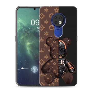 Силиконовый чехол на Nokia 6.2 с принтом Луи робот Силиконовый чехол на Nokia 6.2 с принтом Луи робот