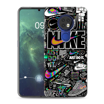 Силиконовый чехол на Nokia 6.2 с принтом Найк