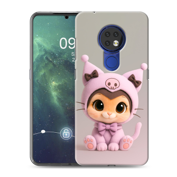 Силиконовый чехол на Nokia 6.2 с принтом Куроми Kuromi Силиконовый чехол на Nokia 6.2 с принтом Куроми Kuromi