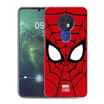 Силиконовый чехол на Nokia 6.2 с принтом человек паук spiderman
